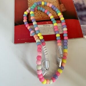 Colorful Beaded 60W Fast Charging Cable